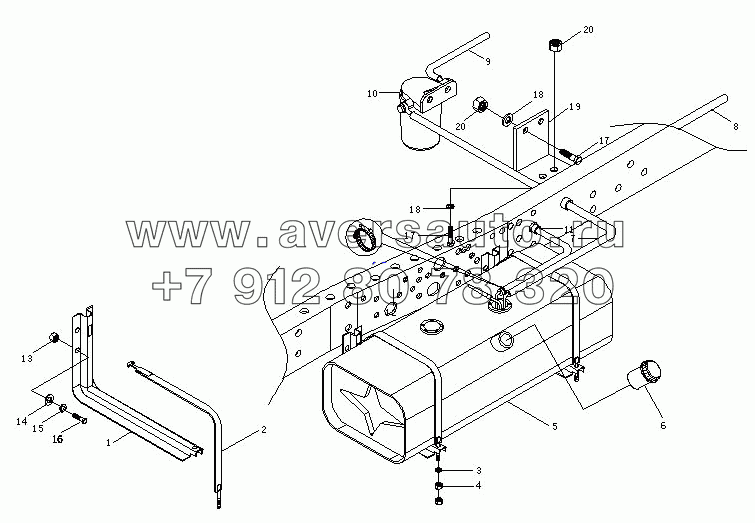 Система питания 1044