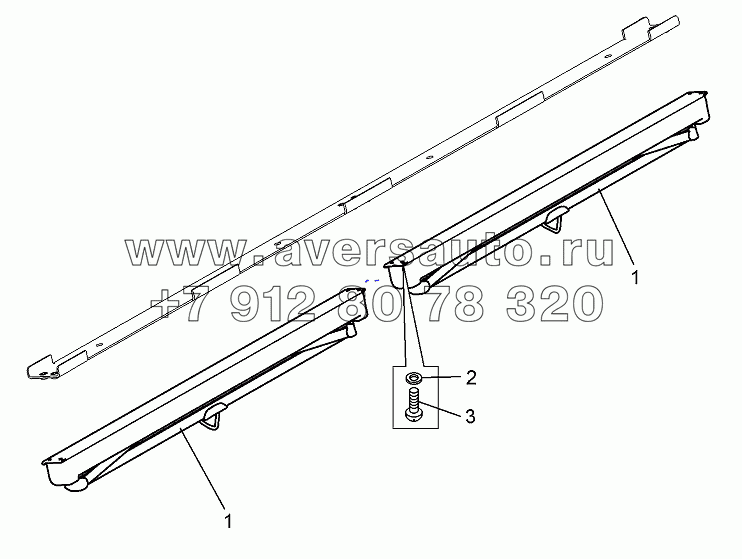 Установка противосолнечной шторки (7555В-8204005-10)