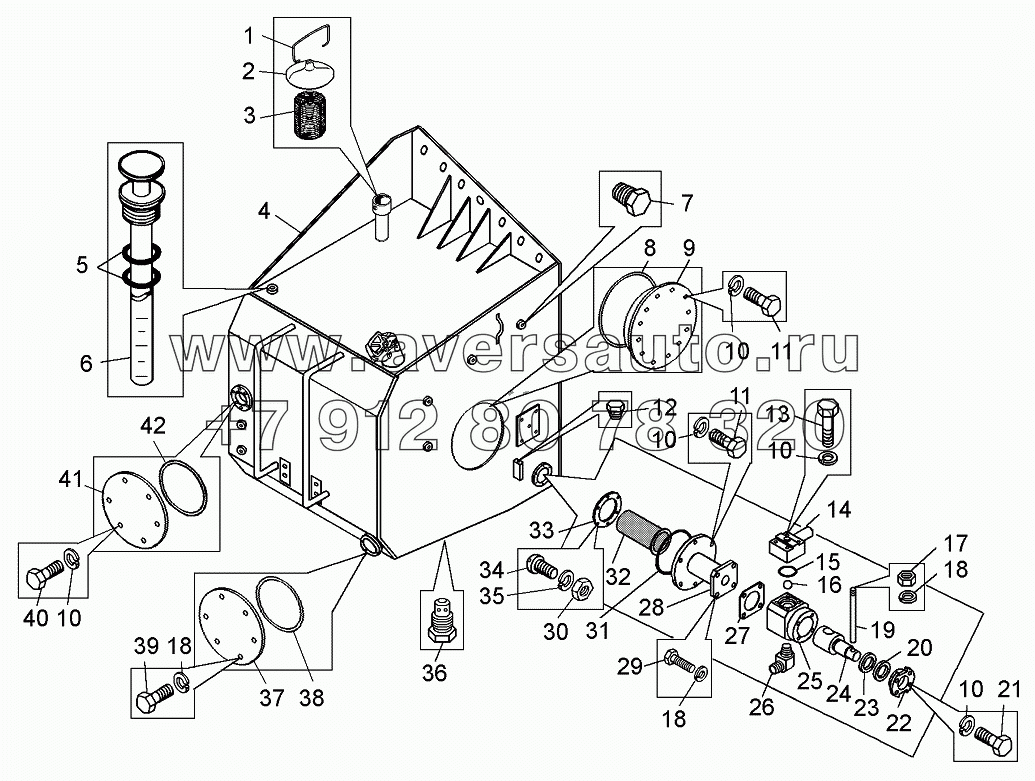 Бак топливный (75131-1101010-20)