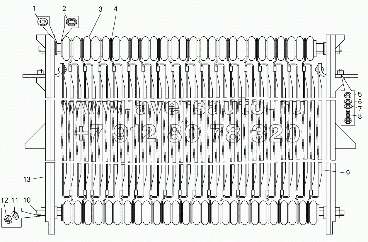 Секция резистора (7512-2126080-10)