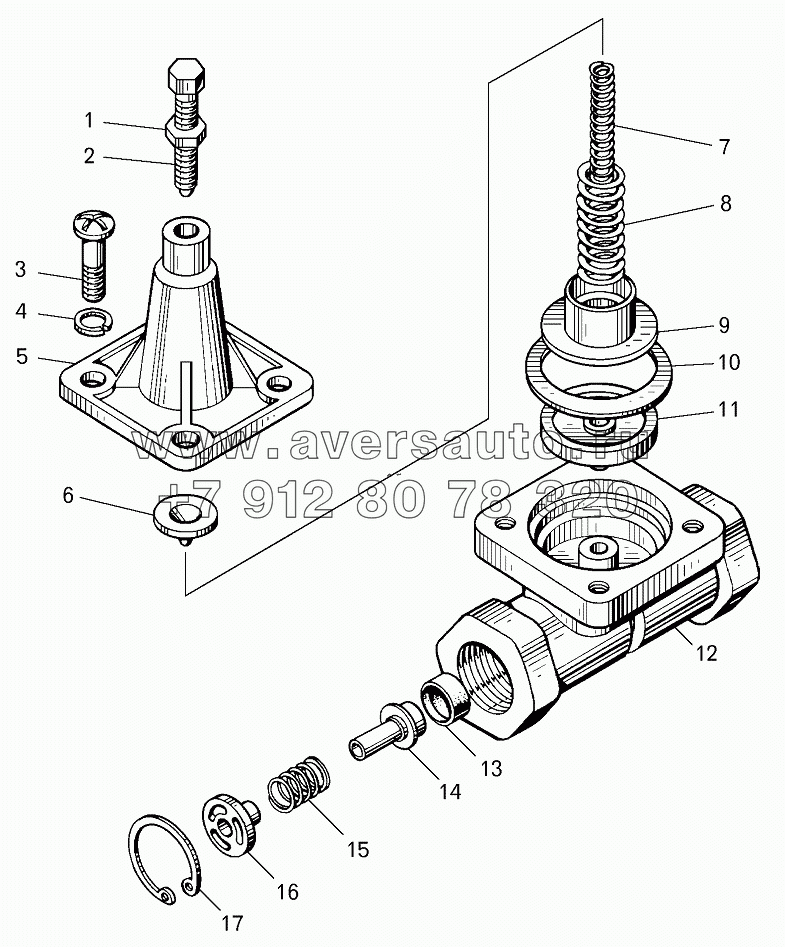 Клапан защитный одинарный (100-3515010)