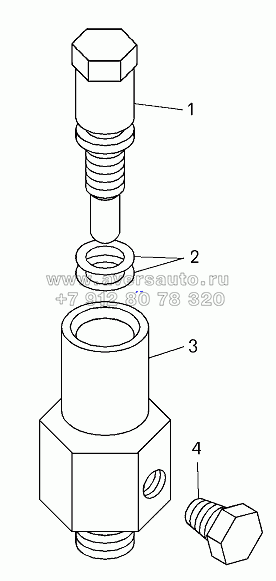 Клапан соединительный (75212-3408430)