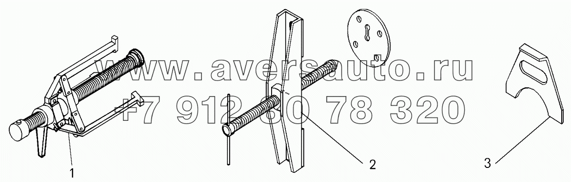  Комплект съёмников (75131-3918010);Kit of removers