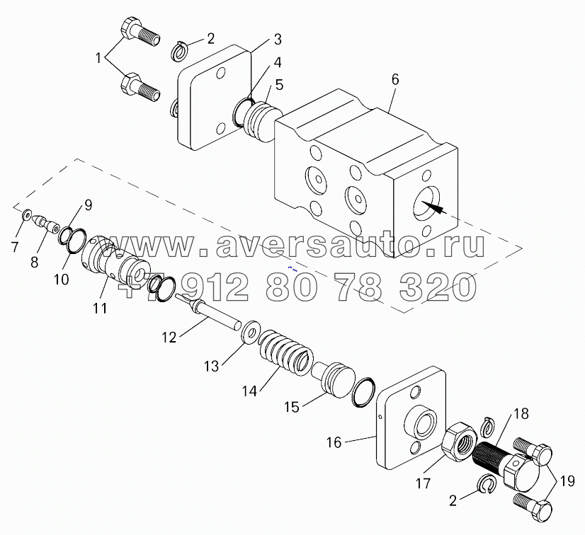 Клапан вспомогательный (7820-4603100);Auxiliary valve