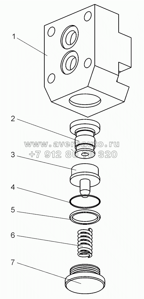  Клапан предохранительный (7823-4617100,78211-4617100);Safety valve