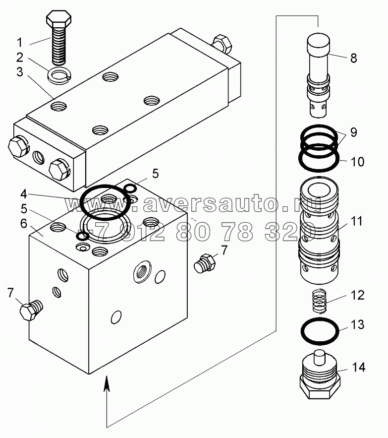  Автомат разгрузки насоса (75131-3428010);Automat of pump release