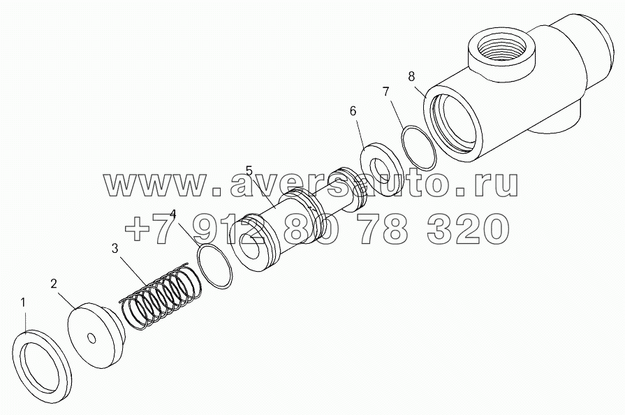  Клапан пусковой (7549-1032180);Starting valve