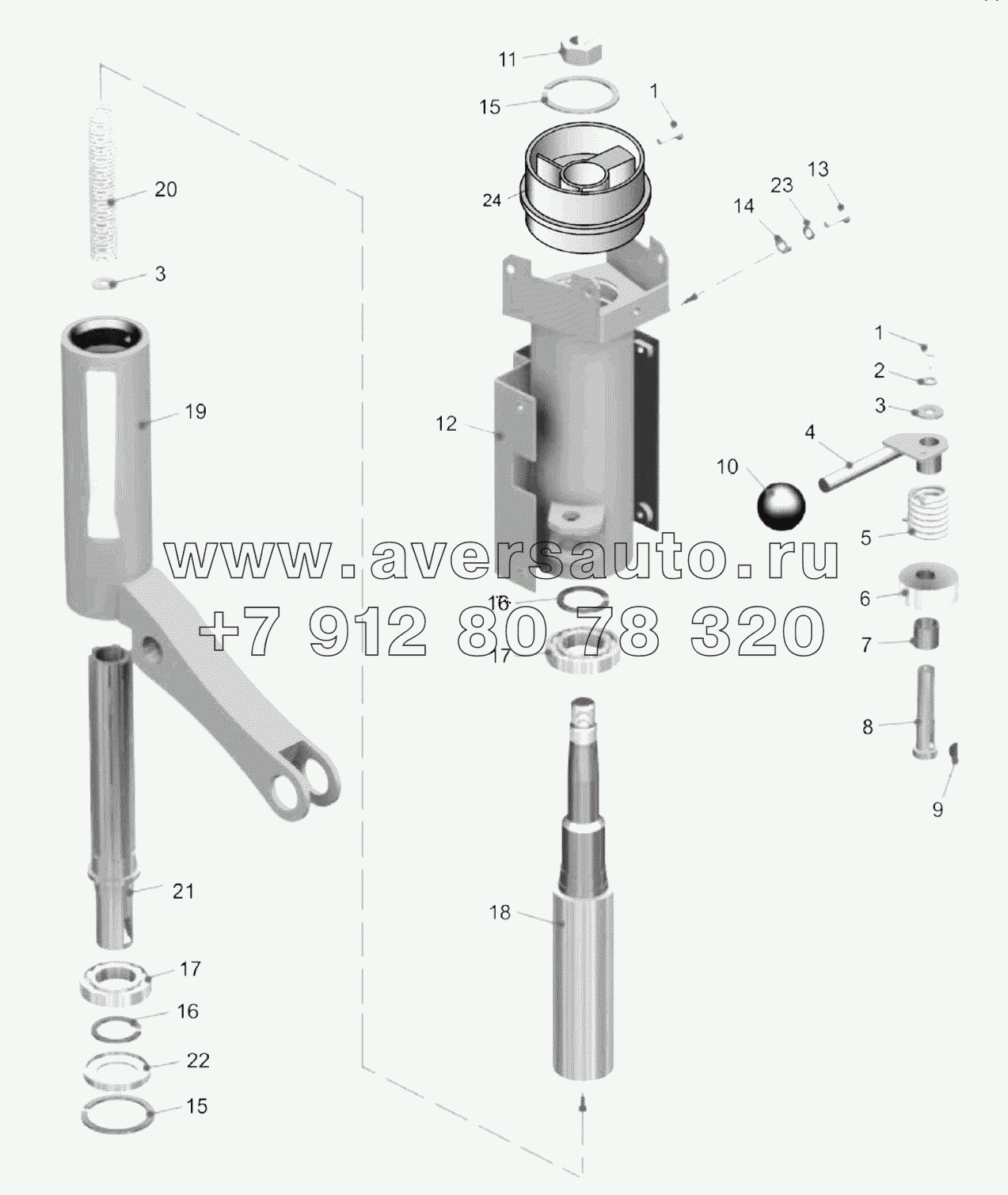  Колонка рулевого управления (75474-3444010);Steering column