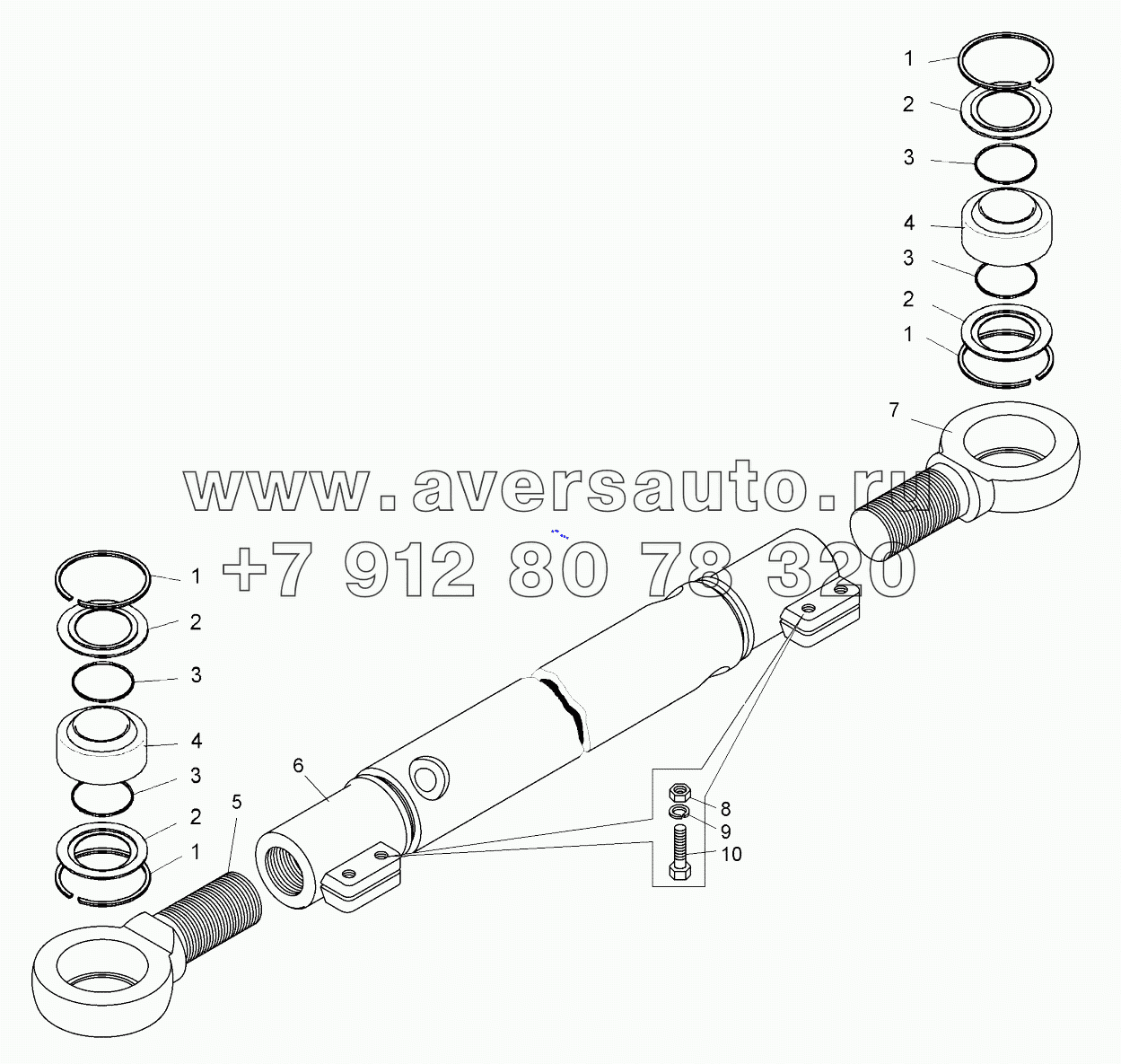  Тяга рулевой трапеции (75131-3003052-11);Steering trapezoid link