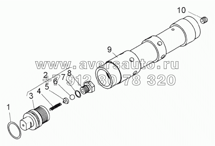  Золотник усилителя потока (7822-3416530-01);Flow booster spool-valve