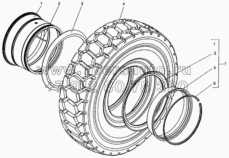 Детали колес