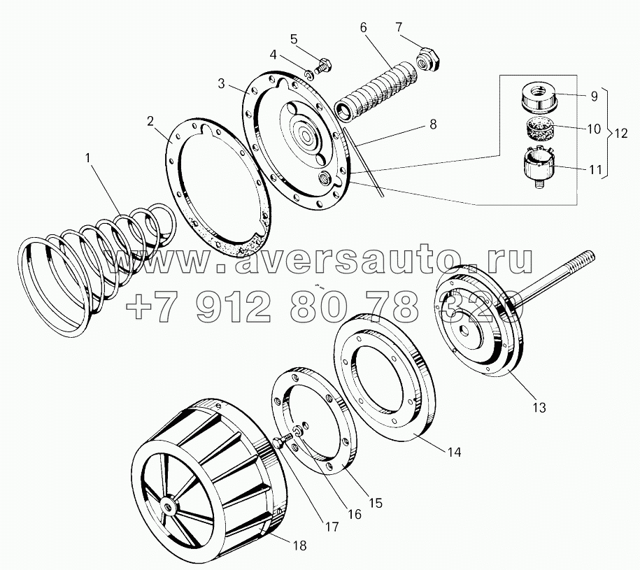  Цилиндр тормозной;Brake cylinder