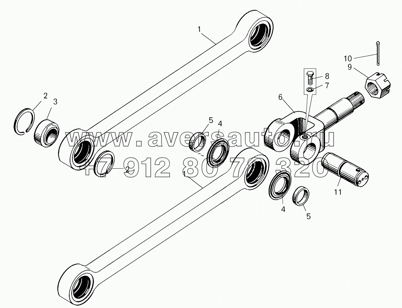  Штанга передней подвески;Rod of front suspension