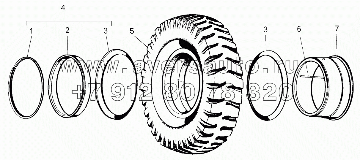  Детали колес;Wheel parts