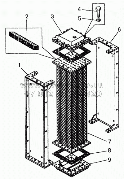 Радиатор (ширина 200 мм) (4.6)
