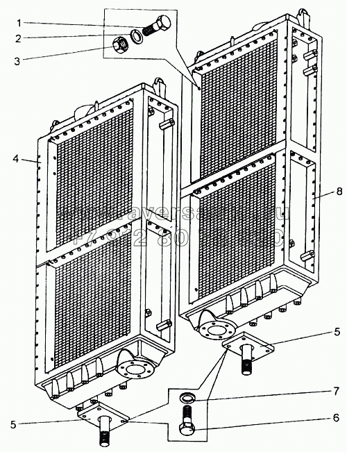 Блок радиаторов