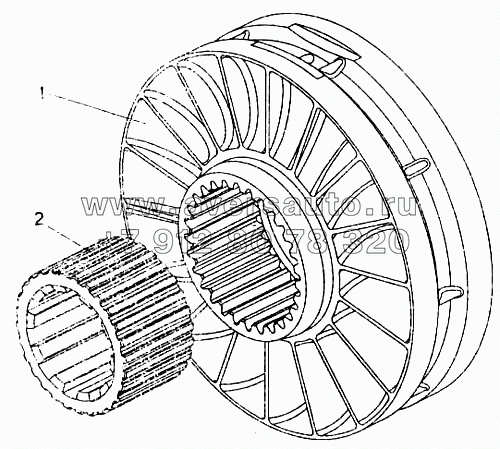 Ротор со ступицей