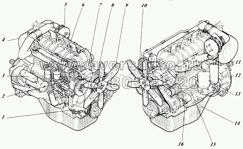 Дизель 442-25-00c1