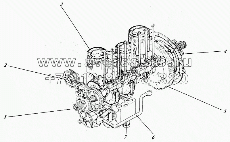 Дизель 442-25-00c1