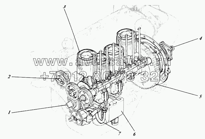 Дизель 442-55P-00c1