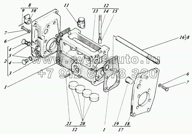 Насос топливный 445-16с2