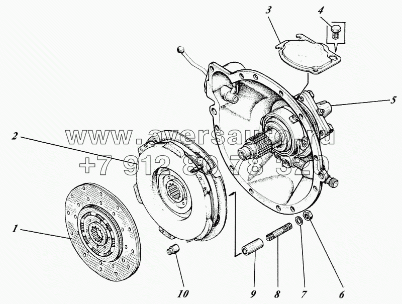 Муфта сцепления 444-21c1