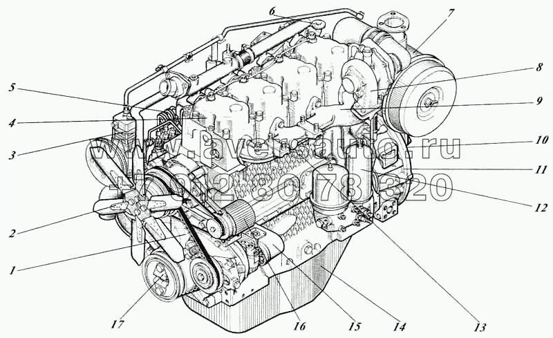 Дизель 442-24И-00с1