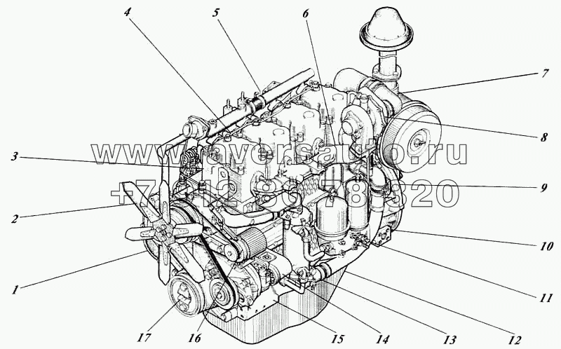 Дизель 442-25-1ПИ-00с1