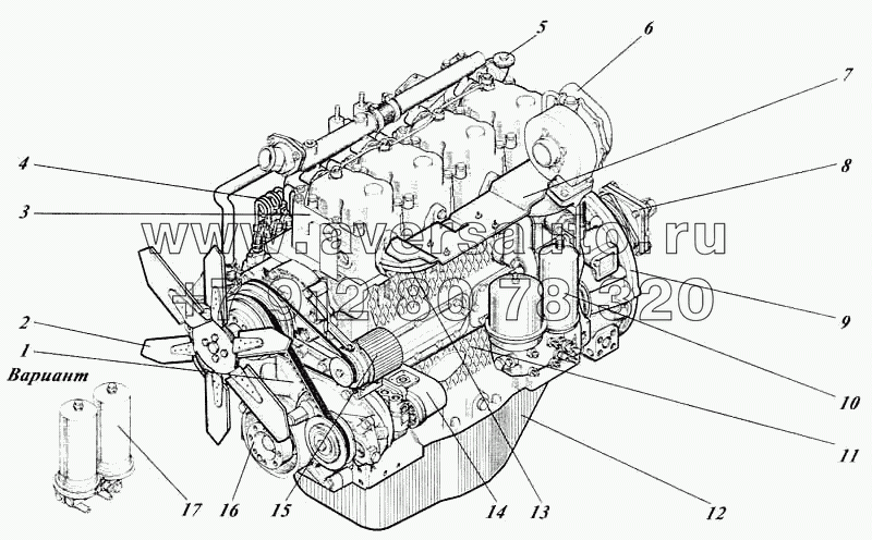 Дизель 442-50И-00с1