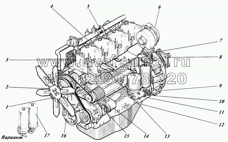 Дизель 442-50И-00с1