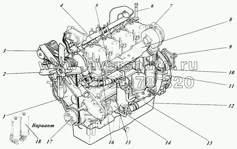 Дизель 442-56И-00с1