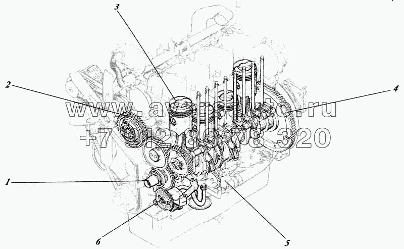 Дизель 442-56И-00с1