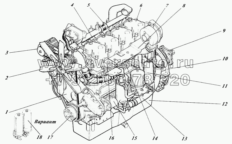 Дизель 442-57И-00с1