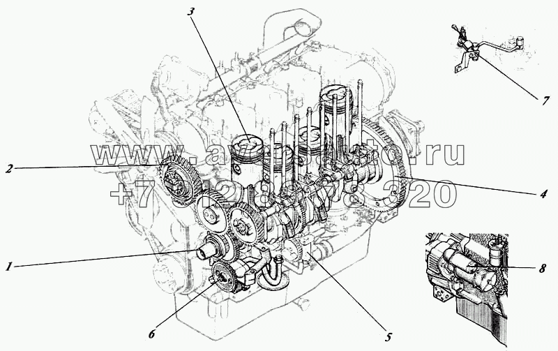 Дизель 442-57И-00с1