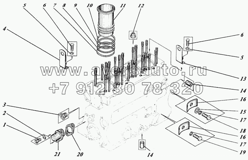 Блок картер 448-01c1-01