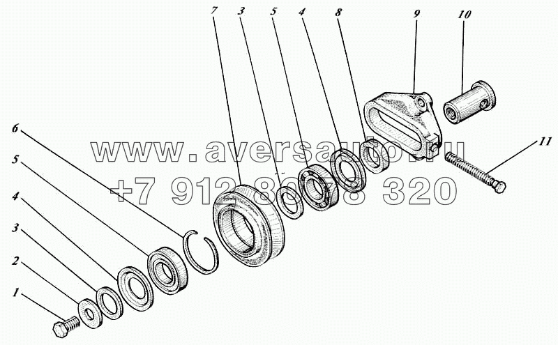 Ролик натяжной 01М-13с11-2