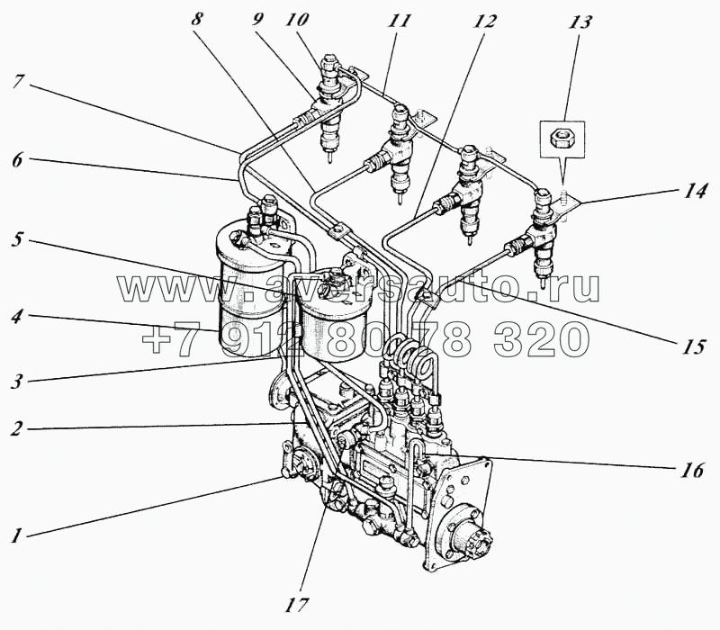 Система топливная 440И-15с1-1-01