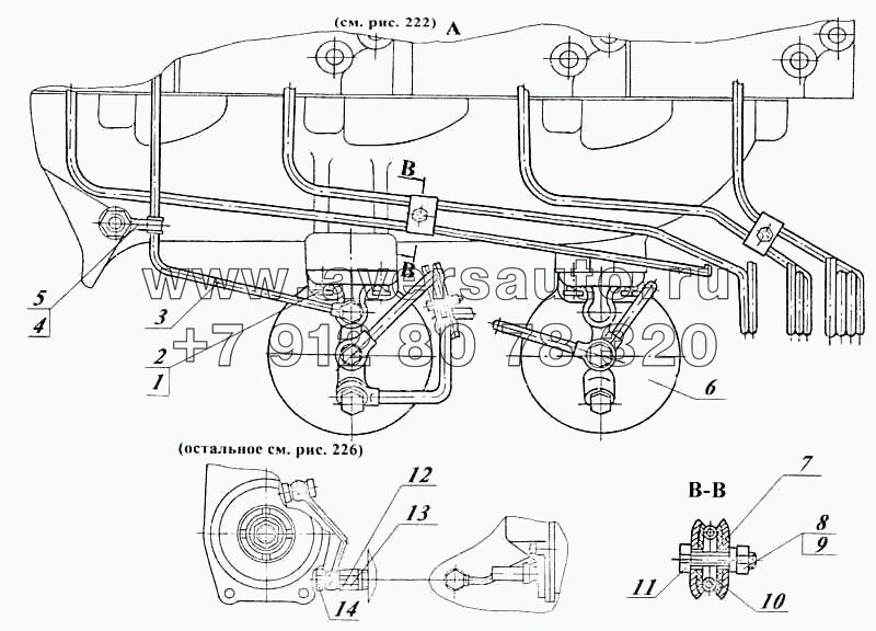 Система дизеля топливная 432И-15с1