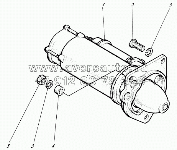 Установка стартера СТ-142Б1