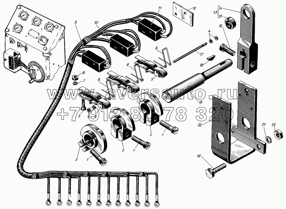 Блок микровыключателей