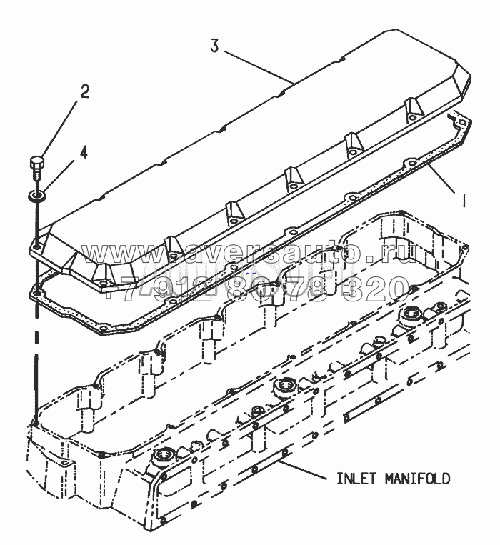 4W-2172 Крышка клапанного механизма