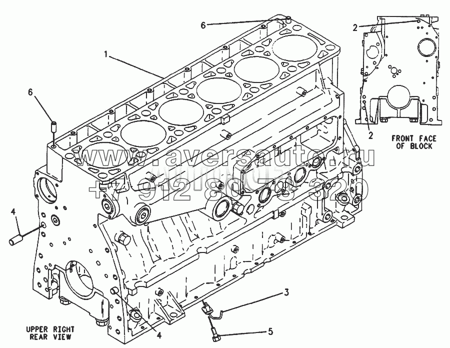 2W-9746 Блок цилиндров