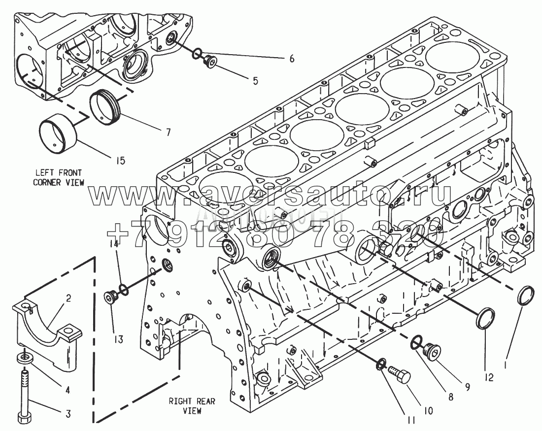 7С-5826 Блок цилиндров