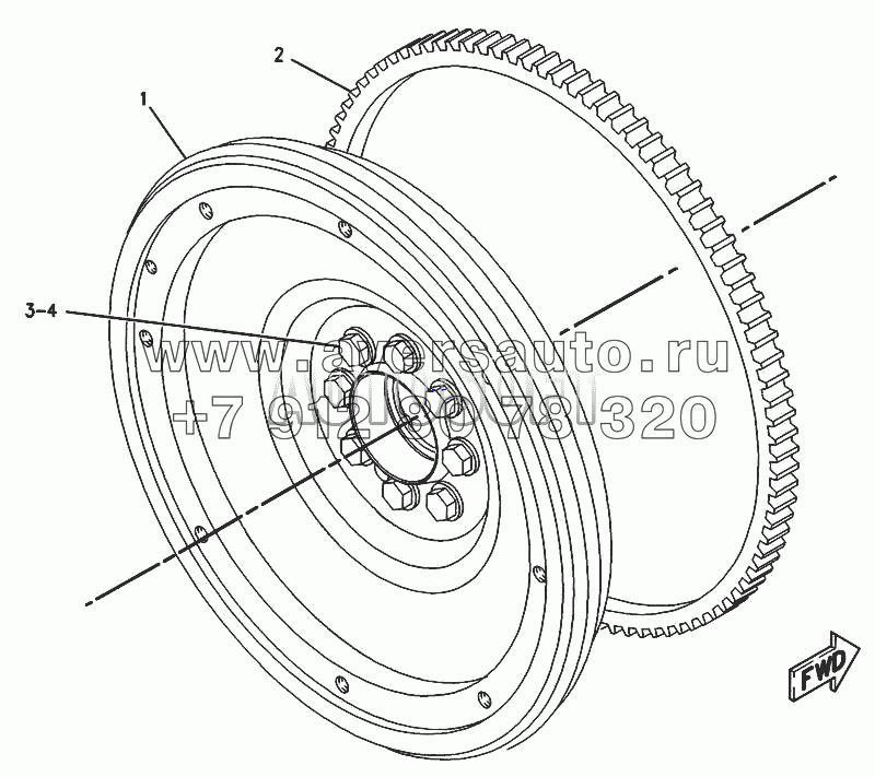 198-1204 Маховик