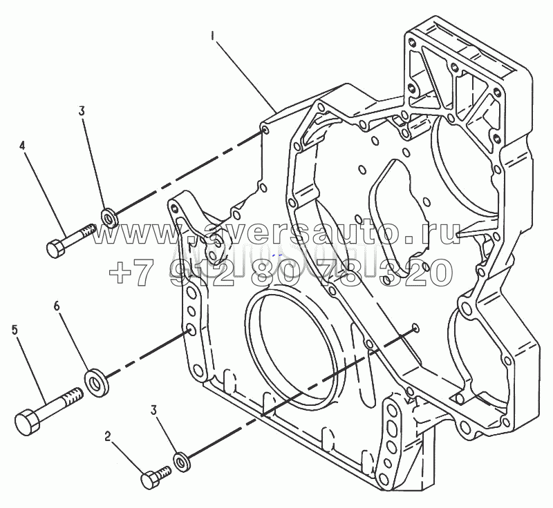 7L-0002 Картер передний