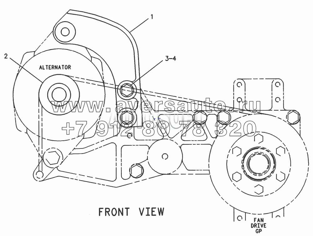 123-8382 Установка генератора