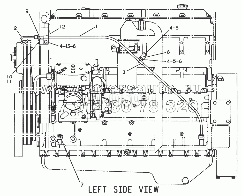 4Р-2615 Щуп уровня масла