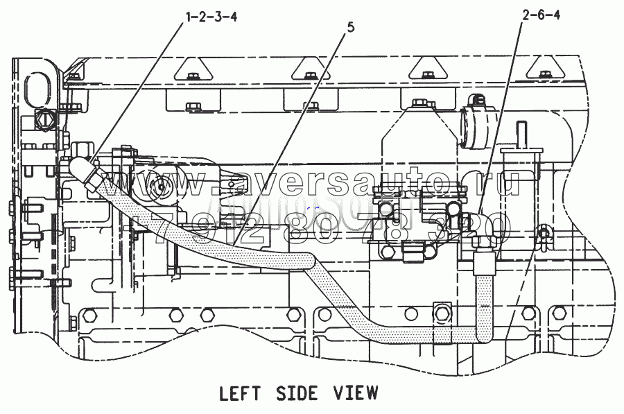 151-5056 Трубопроводы системы питания