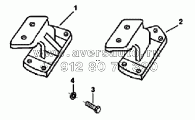 EM9223 Кронштейны передней подвески двигателя