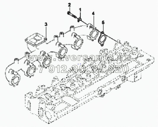 TB91403 Выпускной коллектор